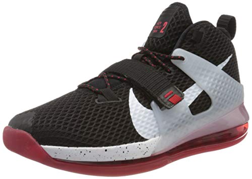 Nike Herren AIR Force MAX II Basketballschuhe, Black White