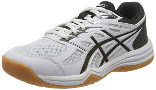 ASICS Upcourt 4 GS Indoor Court Shoe, White/Black