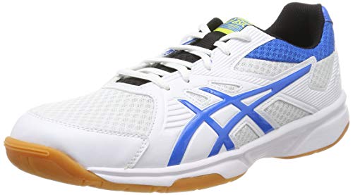 ASICS Herren Upcourt 3 Volleyballschuh, White/Electric Blue