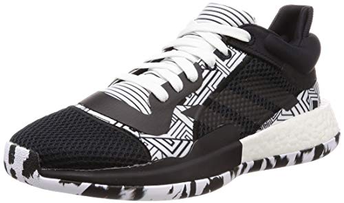 adidas Performance Marquee Boost Low Basketballschuhe Herren, schwarz/weiß