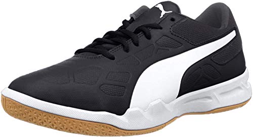 PUMA Unisex Tenaz Jr Multisport Indoor Schuhe, Black White